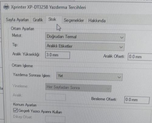 En ucuz XPRİNTER XP-DT325B 80MM USB TERMAL BARKOD YAZICI